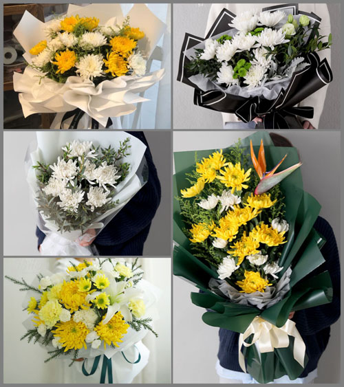海南海口市龙华区龙桥镇三角园村白事花束代送